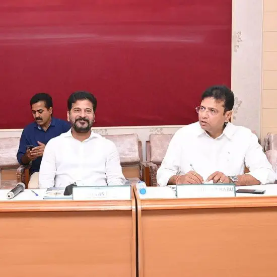 Hon’ble Chief Minister held meeting with various Industrial units on Skill Development at ESCI Campus, Gachibowli.