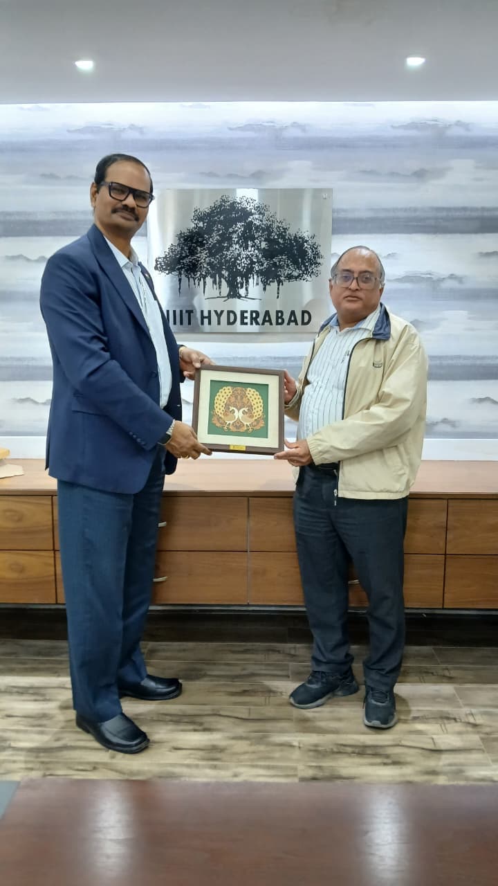 Vice Chancellor and Registrar have called on the Director IIIT Hyderabad on 19 Dec. The discussions were fruitful and showed a great potential to strengthen the engagement in several areas of skilling particularly in IT and VLSI sectors. image 2